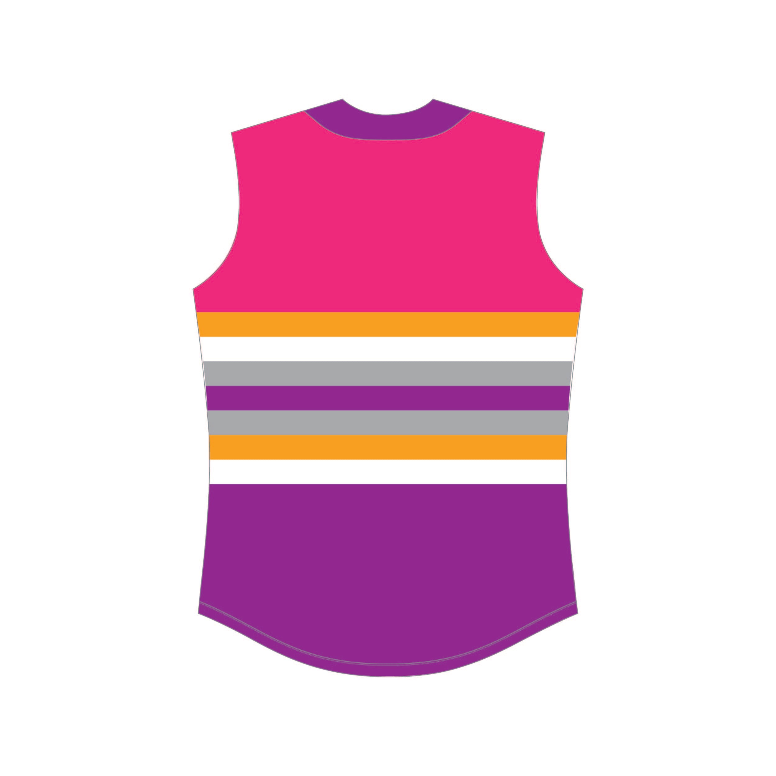 Baseball Sleeveless Jersey 2-Button