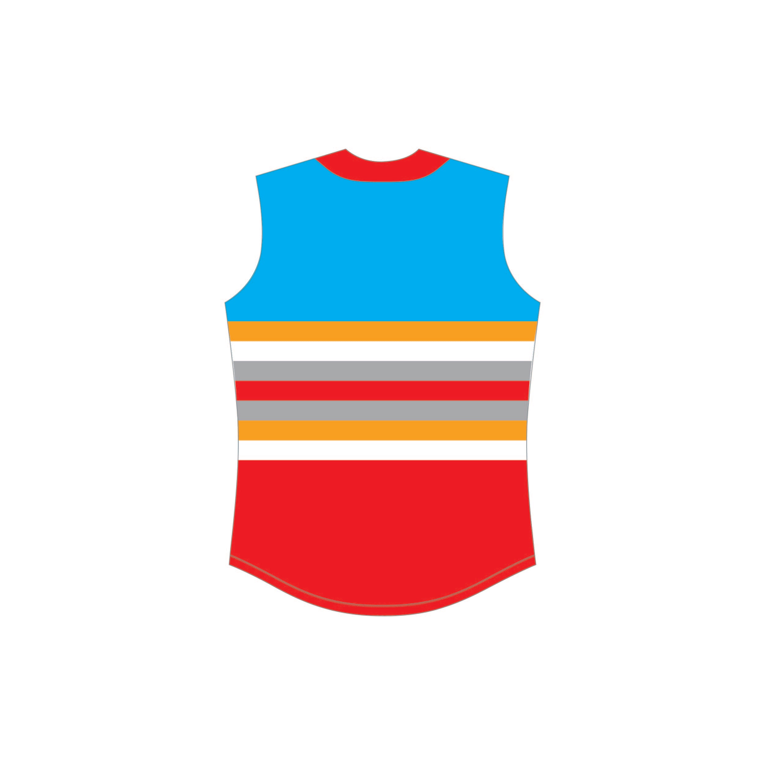 Baseball Sleeveless Jersey 2-Button