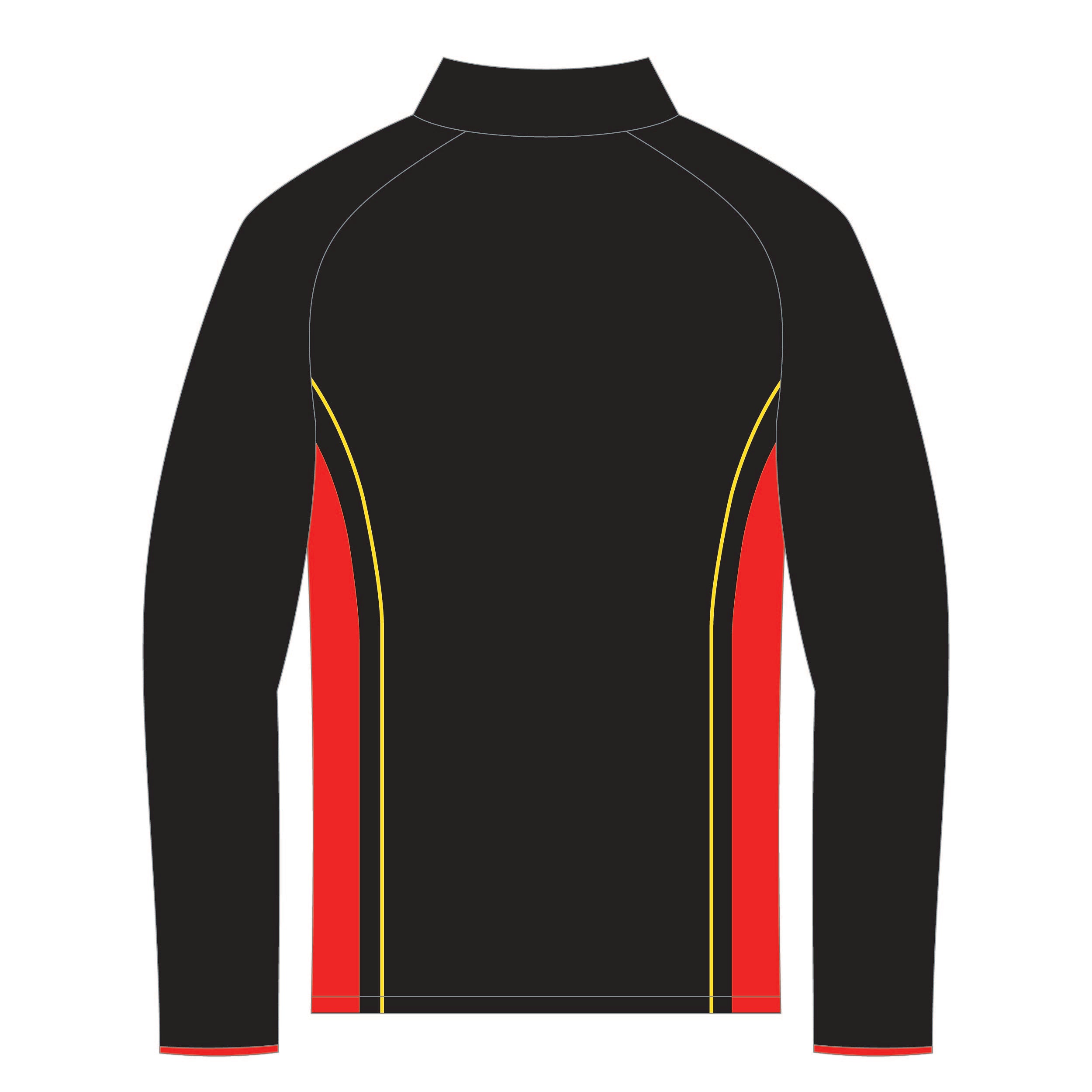 Off-Field Long Sleeve Qtr Zip Warm Up Top Light Weight