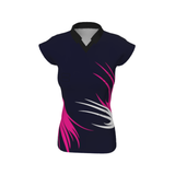 Netball Jersey Set Sleeve Playing Top Cap Sleeve - Design 4