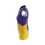 Netball Jersey Set Sleeve Playing Top Cap Sleeve - Design 8