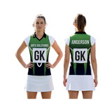Netball Jersey Set Sleeve Playing Top Cap Sleeve - Design 10