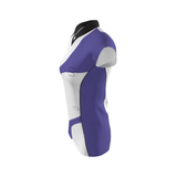 Netball Jersey Set Sleeve Playing Top Cap Sleeve - Design 1