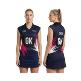 Netball Jersey Set Sleeve Playing Top Cap Sleeve - Design 4