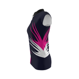 Netball Jersey Set Sleeve Playing Top Cap Sleeve - Design 4