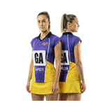 Netball Jersey Set Sleeve Playing Top Cap Sleeve - Design 8