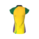 Netball Jersey Set Sleeve Playing Top Cap Sleeve - Design 3