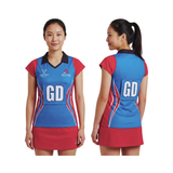 Netball Jersey Set Sleeve Playing Top Cap Sleeve - Design 6