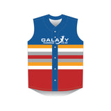 Baseball Sleeveless Jersey Full Button